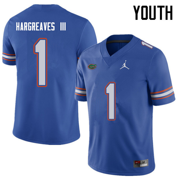 Jordan Brand Youth #1 Vernon Hargreaves III Florida Gators College Football Jerseys Sale-Royal